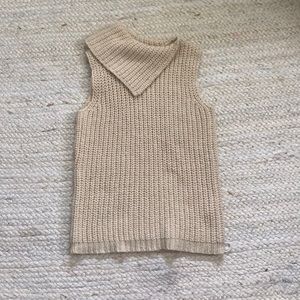 J. Crew sz M sweater material sleeveless top